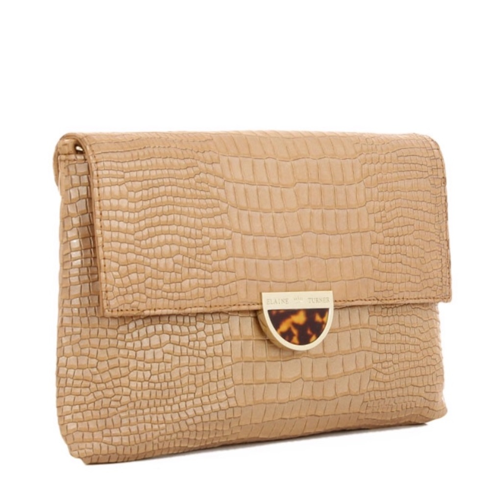 Elaine Turner crocodile purse